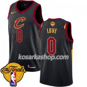 Dres Cleveland Cavaliers Kevin Love 0 23 2018 NBA Finals Patch Nike Crna Swingman